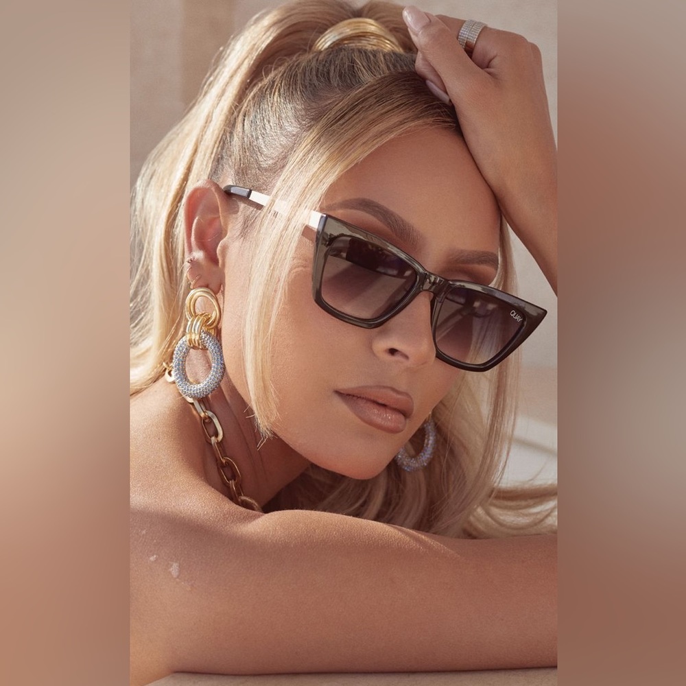 Quay x Desi Perkins cat eye sunglasses
